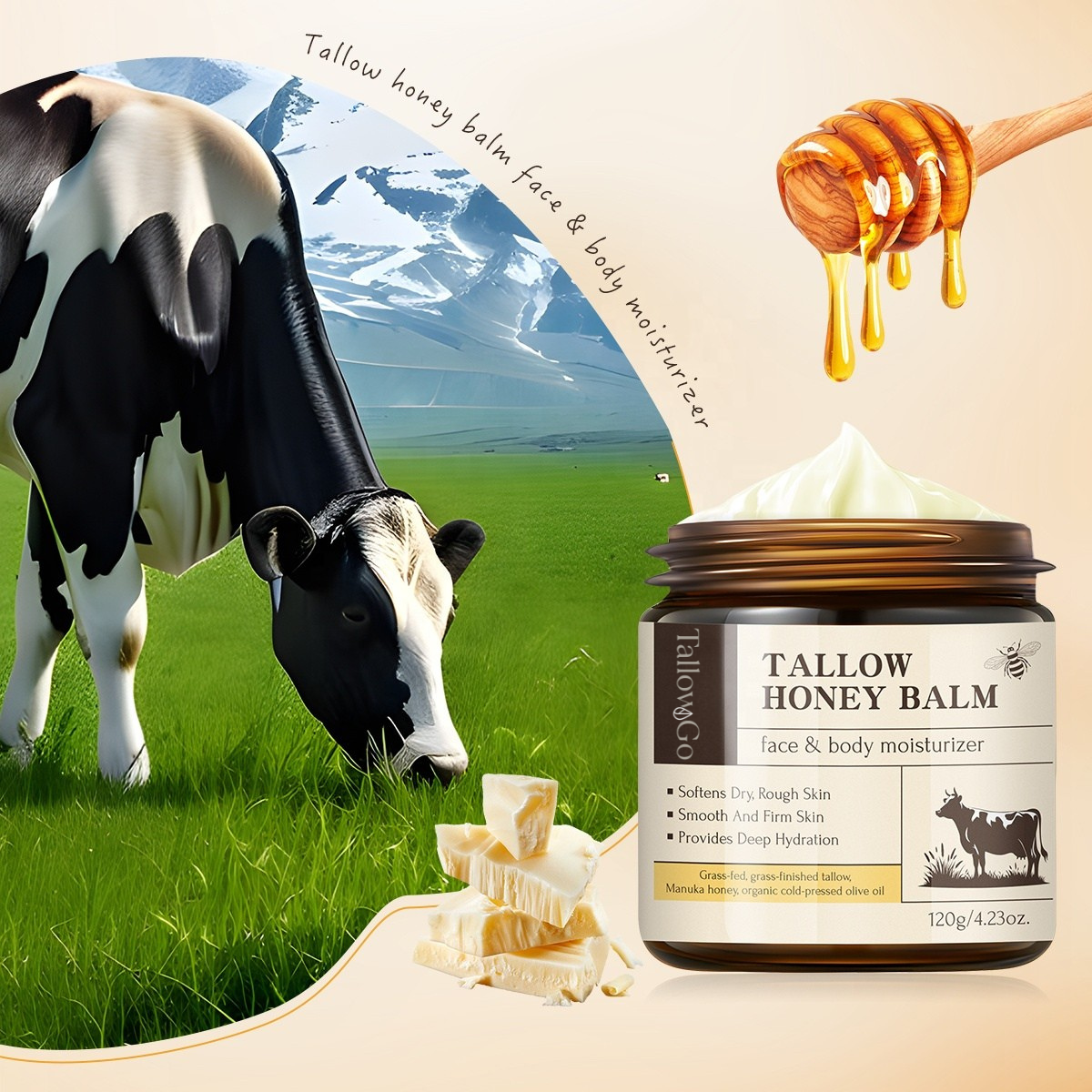 TallowGo™ Tallow Honey Balm