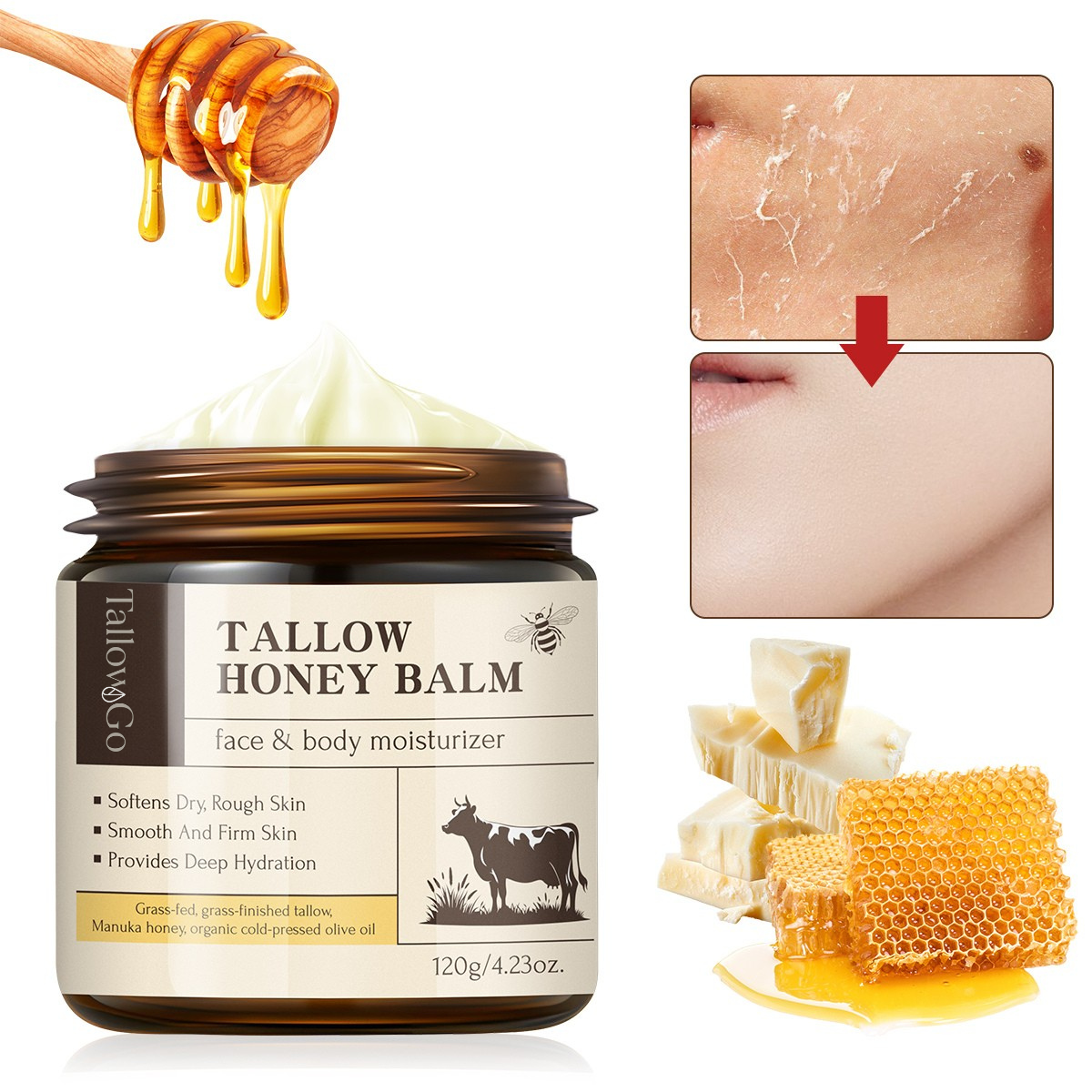 TallowGo™ Tallow Honey Balm